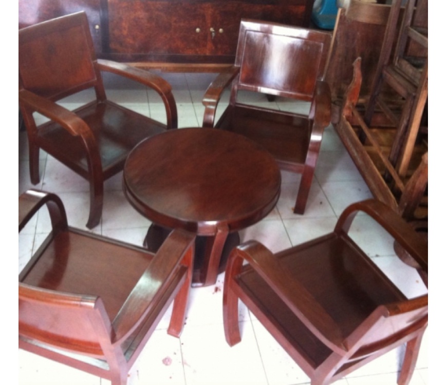bộ bàn ghế gỗ xưa