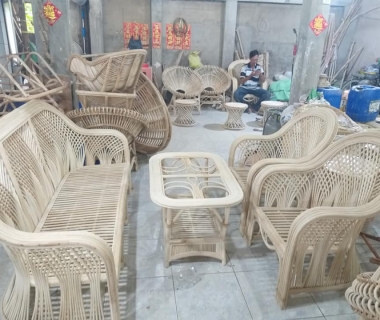 Bàn ghế mây thanh lý