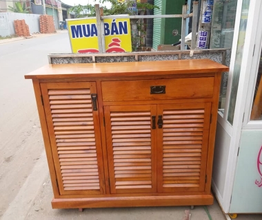 Tủ giày dép gỗ sồi mỹ