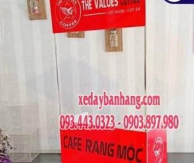 Xe cà phê gấp xếp tiện lợi