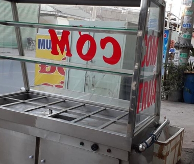 Xe cơm hâm nóng,xe cháo hâm nóng